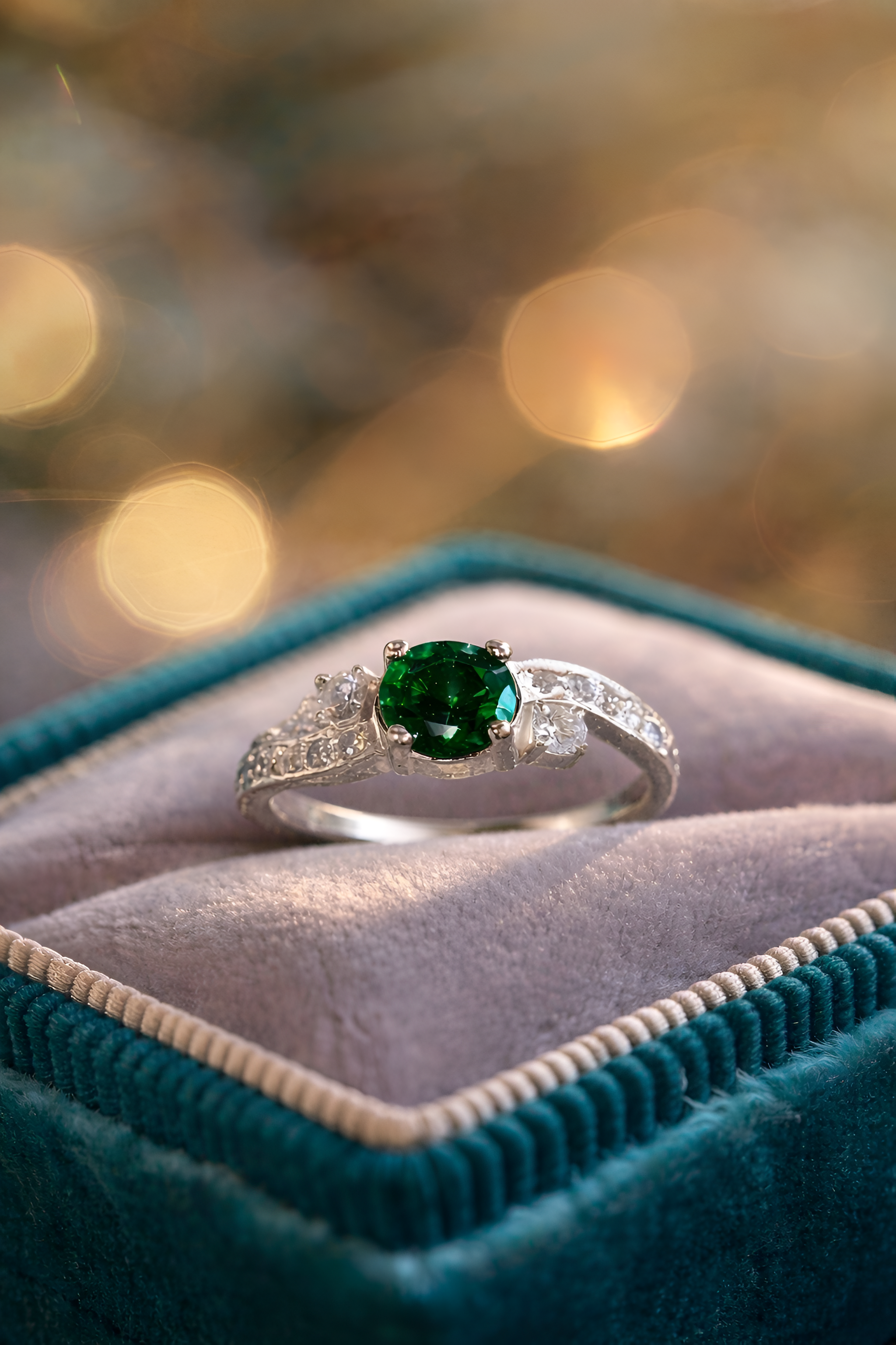 Emerald Seraphine Ring