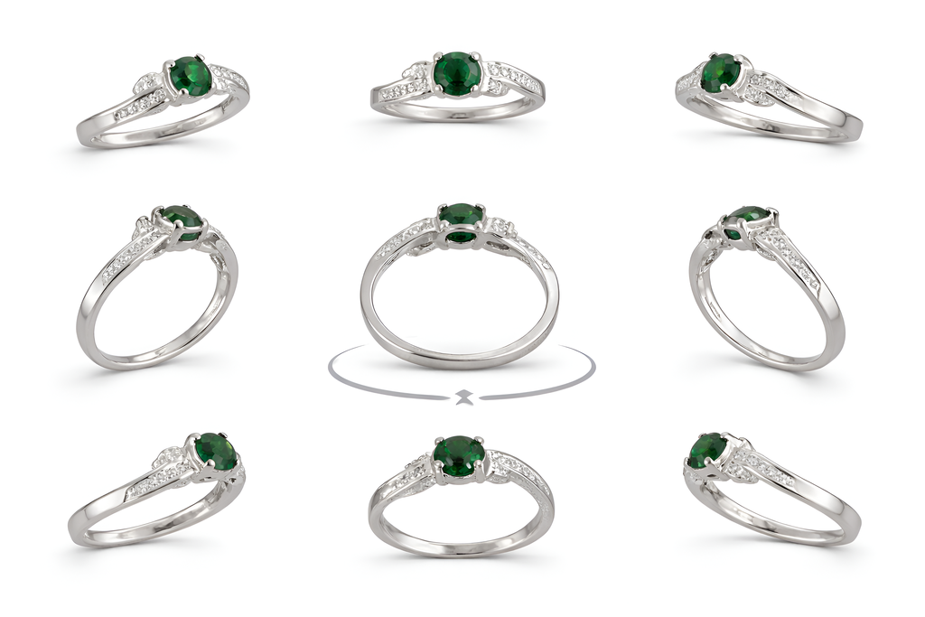 Emerald Seraphine Ring