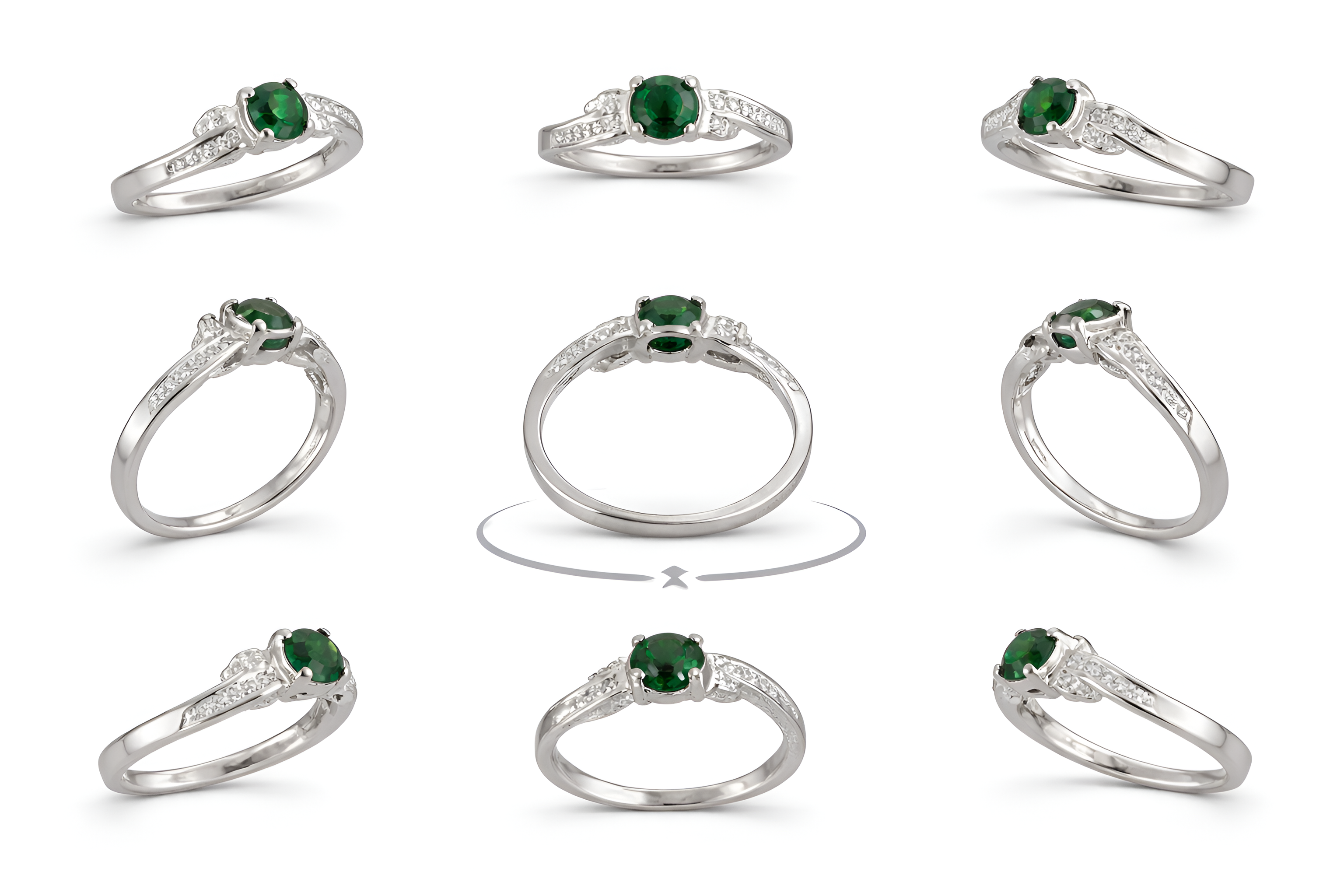 Emerald Seraphine Ring
