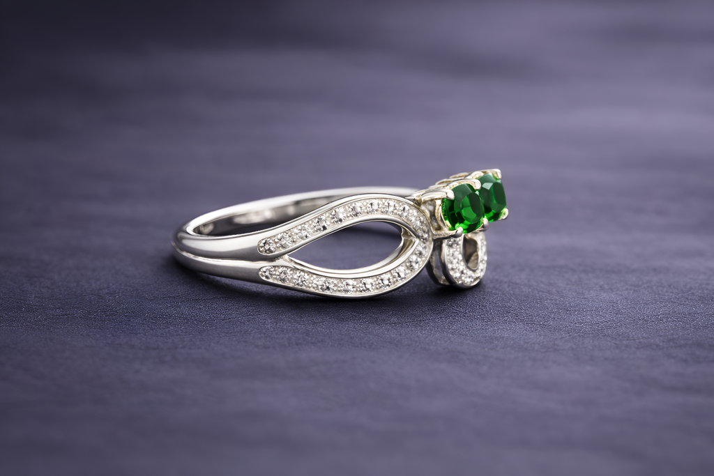 Emerald Éternelle Ring