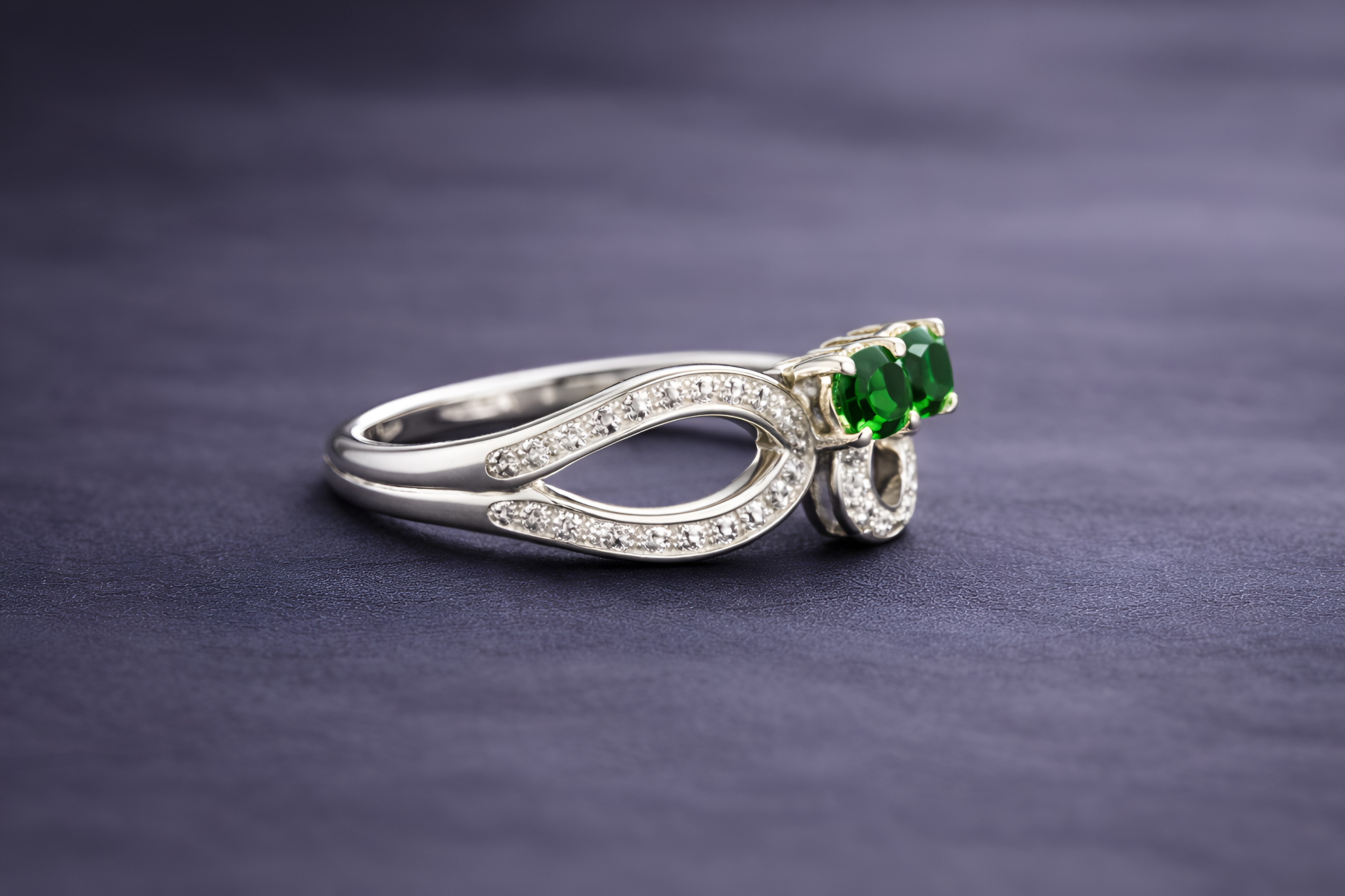 Emerald Éternelle Ring