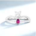Ruby Crown Ring